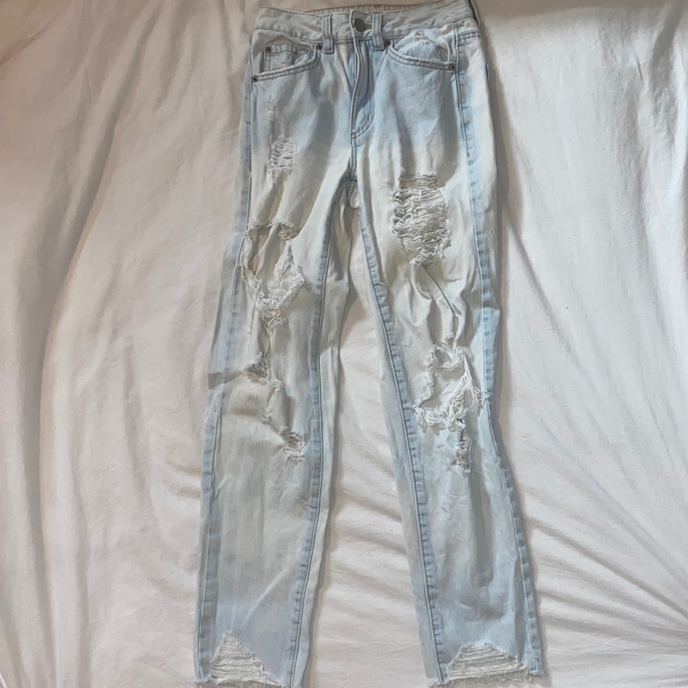 Garage denim mom jean waist size 24